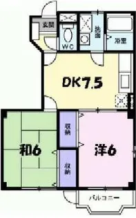 ナルチーゾⅡ【1階】の間取り