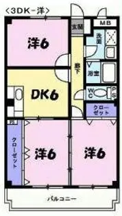 シュロスアリノ【1階】の間取り