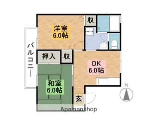 FOREVERHILLⅠ【2階】の間取り