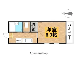 メゾンフォレスタ【2階】の間取り