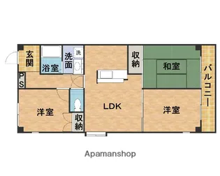 サンシャイン北六甲【1階】の間取り