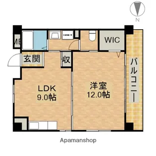 アムールみその【3階】の間取り