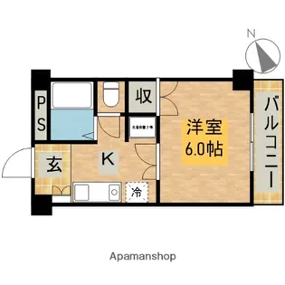 西岡ビル【4階】の間取り