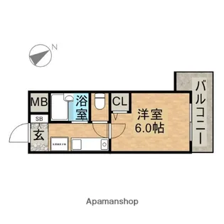 S・BUILDING【6階】の間取り
