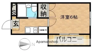 レガリア園田【1階】の間取り