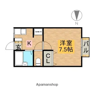 エフハイツ【2階】の間取り