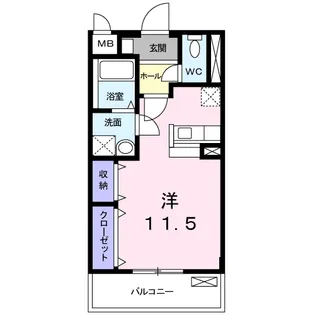サン・アムール【3階】の間取り