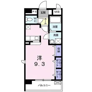 サンハイツ大島【2階】の間取り