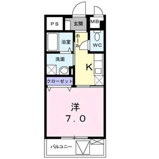 フォルシュ・K【2階】の間取り