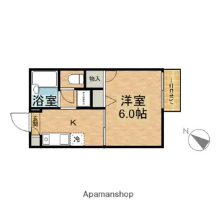プティM.I【1階】の間取り