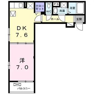 ミクラス【1階】の間取り