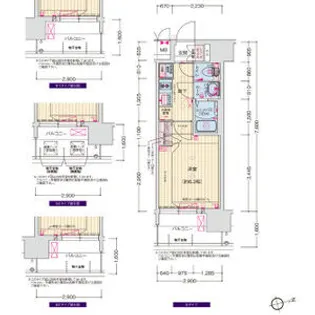 プレサンス尼崎アルモナ【0602号室】の間取り