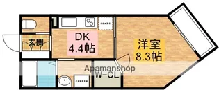 コリーヌ【208号室】の間取り