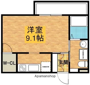 コリーヌ【2階】の間取り