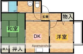 兵庫県小野市神明町【アパート】の間取り