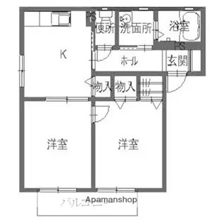 兵庫県小野市神明町【アパート】の間取り