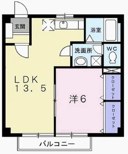 サンビレッジ【1階】の間取り