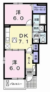 マーベラス・アンジュⅠ【1階】の間取り