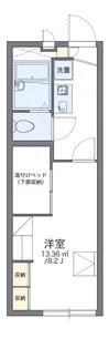 レオパレス葵【105号室】の間取り