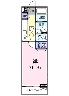 グリーン・ローズ【1階】の間取り