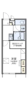 レオパレスFOREVER【103号室】の間取り