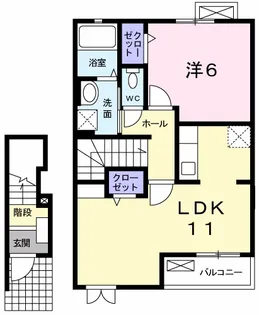 リトリートS【2階】の間取り