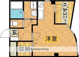 ブランヴァレ【201号室】の間取り