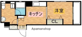 ハイメゾンヴェルデ【203号室】の間取り
