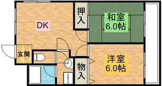 兵庫県小野市王子町【マンション】の間取り