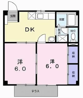 エル・ガーデンA【1階】の間取り