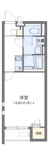 クレイノフリーリー【104号室】の間取り