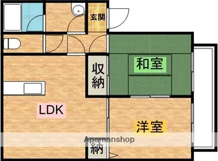 兵庫県小野市神明町【アパート】の間取り