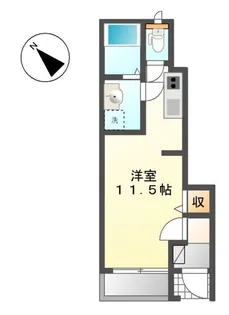 Belle・Grace(ベル・グラース)【101号室】の間取り