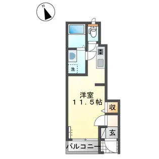 アステール【1階】の間取り