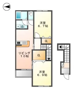 Always凜【203号室】の間取り