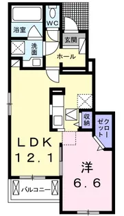 サニーガーデン B【1階】の間取り