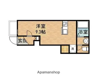 K SHIJIMI【102号室】の間取り