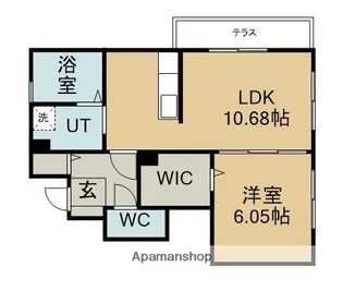 兵庫県三木市宿原【アパート】の間取り