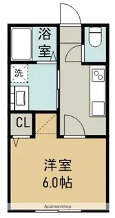 兵庫県三木市大塚1丁目【アパート】の間取り