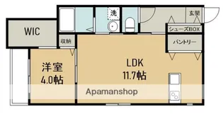NET-K三木【1階】の間取り
