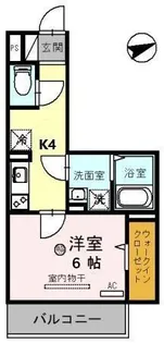 セジュール 大村【301号室】の間取り