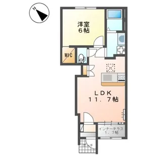 ヴィラ廣野【1階】の間取り