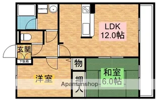 ヒシヤハイツ【1階】の間取り