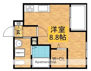 ソプラリア【313号室】の間取り