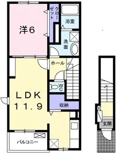エレガンテ【2階】の間取り
