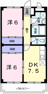 アドニス【2階】の間取り