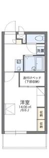レオパレスCRANEⅠ【302号室】の間取り