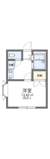 レオパレスサンライト壱番館【201号室】の間取り