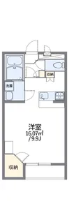 レオパレスMAPLE【202号室】の間取り