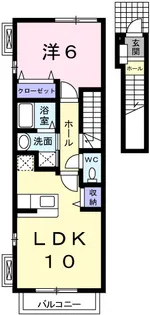 モア エトワ-ル【2階】の間取り